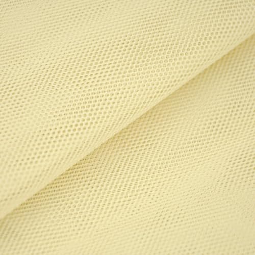 Textrend Tüllstoff - Kleidung und Dekorationen - Stoff zum Nähen - Hochzeitsdekoration - Tüll Meterware - Polyester - Textilien 1x1.6m (Vanille) von TEXTREND