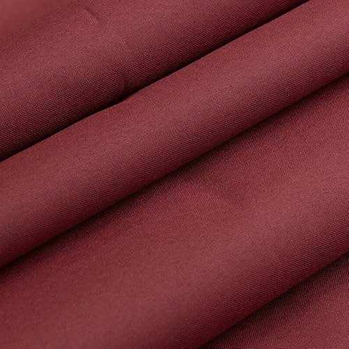 Textrend - wasserdichter Stoff als Meterware - Polyester Stoff in vielen Farben - Textilien 1x1.50m - Stoffe Meterware (Farbe kastanienbraun) von TEXTREND