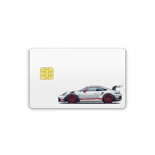 Kreditkarten EC Karten Aufkleber Skin Sticker 3M Folie verschiedene Designs (GT3RS, Großer Chip) von TF Skins