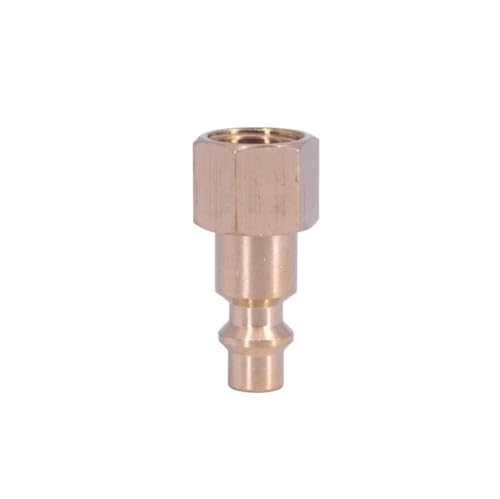 TGASCFY Rohrleitungsschlauchanschluss 1/4 Zoll NPT-Innenstecker, pneumatischer Anschluss, pneumatisch, Schnellanschluss, Anschlussstück, Adapter von TGASCFY