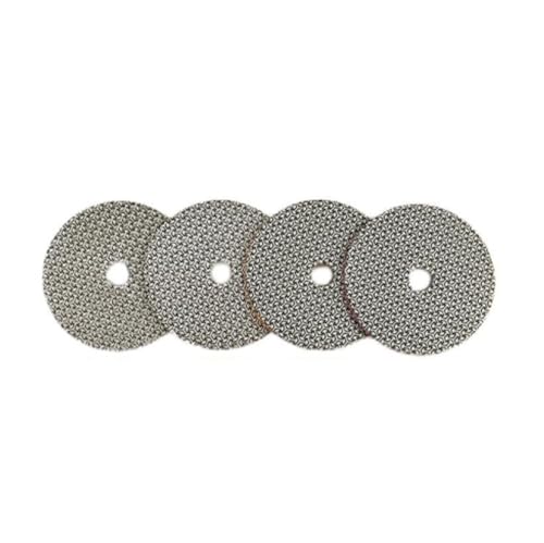 Diamant-Schleiftopf-Schleifscheiben, 80/100/125/150mm Galvanisierte Diamantpolierpads Handpolierpad Schleifpads Schleifscheibe for Glas Granit Marmor(3 INCHES 400) von TGDGFKIAS