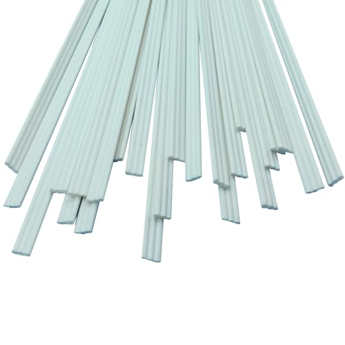 Kunststoff-Schweißdrähte, Flache dreisträngige PVC-Stränge for die Bauindustrie, Gewicht 1 kg(White) von TGDGFKIAS