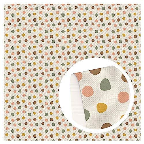 TGDGFKIAS Baumwollstoff, 50 * 145 cm Polyester-Baumwollstoffe Meterware Cartoon Blumen Blätter Stoffe for Nähen Tuch Kleid DIY Handwerk Heimtextilien(1218287,50X145CM-DOUBLE BRUSHED POLY) von TGDGFKIAS