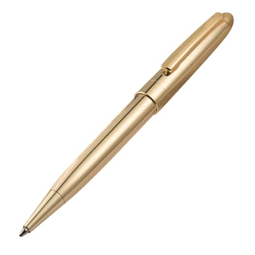 TGDGFKIAS Büro Unterschrift Stift Business Stift, Luxuriöse Metall-Kugelschreiber, 1,0 mm, Tintenroller, Business-Gel-Tintenstifte, die fließend schreiben und Aufzeichnungen schreiben können(Gold) von TGDGFKIAS