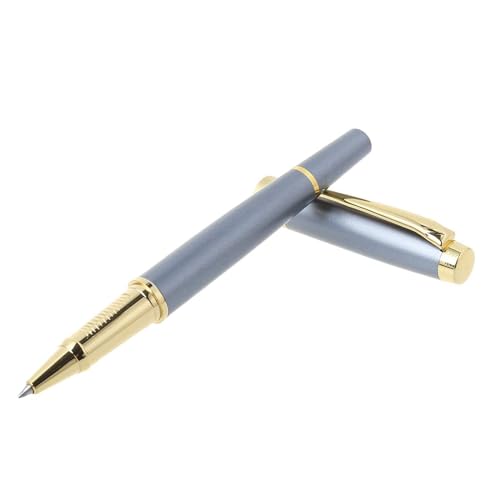 TGDGFKIAS Büro Unterschrift Stift Business Stift, Luxus-Kugelschreiber, Metall-Tintenroller, die fließend schreiben, Gel-Tintenstifte, klassische Mode, Business-Büro, Signierstift(Blu) von TGDGFKIAS