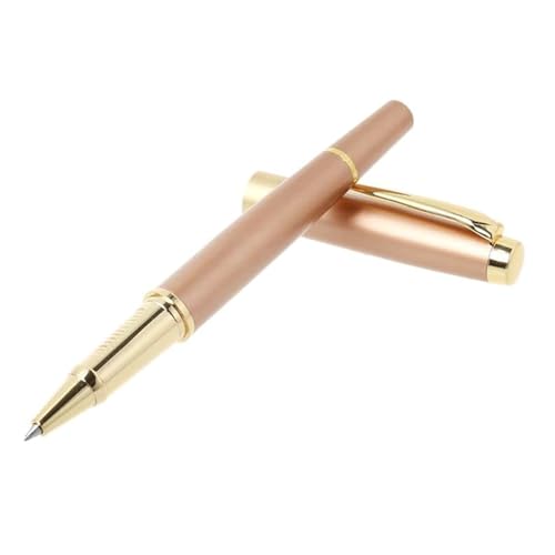 TGDGFKIAS Büro Unterschrift Stift Business Stift, Luxus-Kugelschreiber, Metall-Tintenroller, die fließend schreiben, Gel-Tintenstifte, klassische Mode, Business-Büro, Signierstift(Roze) von TGDGFKIAS