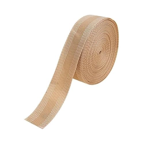 TGDGFKIAS Saumband Kein Nahtband, for Hosenbeine Kante Kürzen Band Paste Saum Eisen auf Kleidung Jeans Hosen Länge anpassen Saum Band(Beige,1mx2.5cm) von TGDGFKIAS