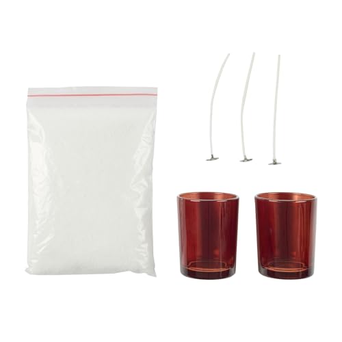 Set mit 2 Kerzen zum Herstellen von Sojawachs von HOME DECO FACTORY