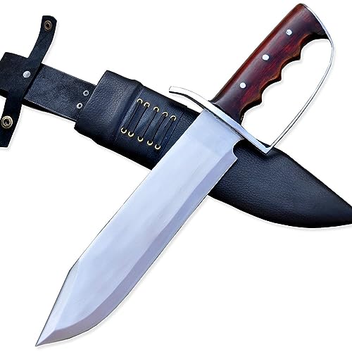 THE NEPAL Survival Bowie – Jagd- und Campingmesser mit 30 cm langer Klinge – robustes Messer – echtes funktionierendes Bowie-Messer von THE NEPAL