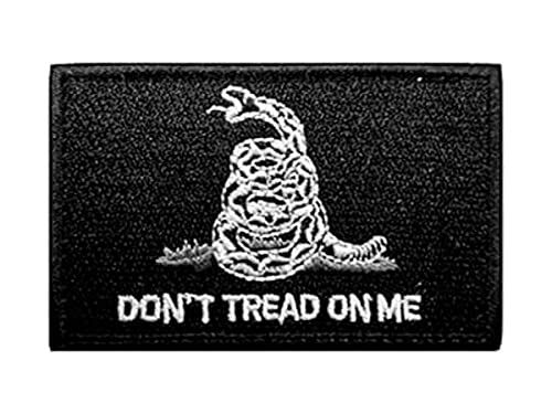 Bestickter Aufnäher mit amerikanischer Flagge, Aufschrift "Dont Tread On Me", USA-Flagge, mehrfarbig, taktische Militär-Flicken, amerikanische Flagge, bestickter Aufnäher, Stil 13 von THE SPARRING PRO