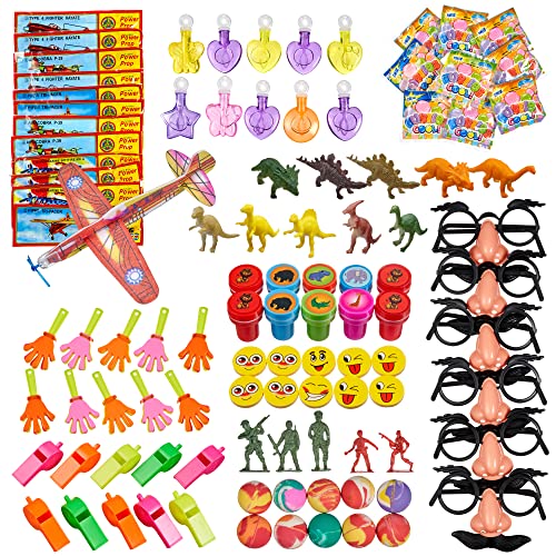 THE TWIDDLERS 100-Teiliges Kindergeburtstag Spielzeugset für Mädchen & Jungen - Mitgebsel, Mitbringsel, Gastgeschenke, Piñata Füllung, Halloween, Adventskalender von THE TWIDDLERS