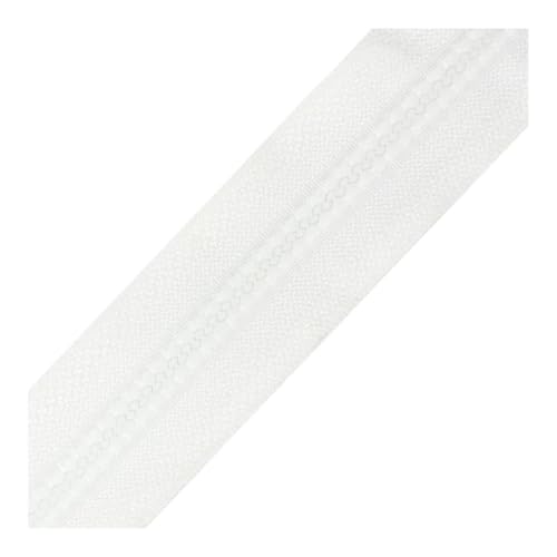 3 Stück 40-120 cm Harzspulen-Reißverschlüsse für Schneiderarbeiten, Nähen, Handwerk, Nylon-Reißverschlüsse, Großpackung, 24 Farben (Weiß, Option 1_50 cm) von THEDAYBABY