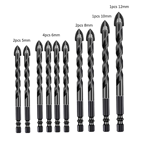 10 Stücke Sechskant Shank Bohrer 5/6/8/10/12 Mm Für Wandhalterungen Glaskeramik In Der Handbohrmaschine Elektrische Bohrmaschine Installiert 10 Stücke Sechskant Shank Bohrer 5/6/8/10/12 Mm Für Wandhalterungen Glaskeramik In Der Handbohrmaschine Elektrische Bohrmaschine Installiert von THINCAN