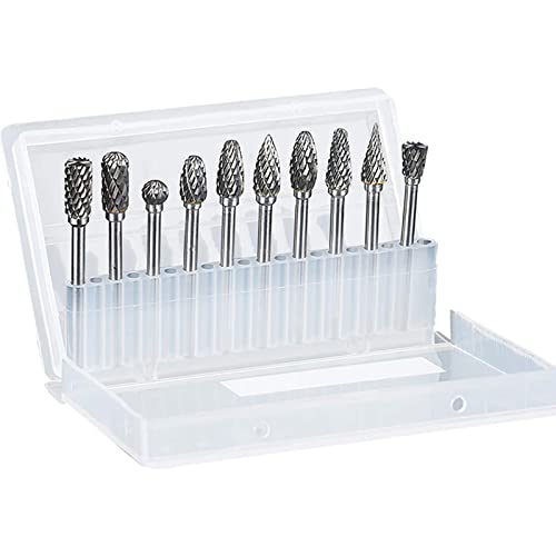 10pcs Wolframstahl Schleifkopf Hartlegierungs Rotationsfeile Schleifscheibe Set Holzbearbeitung Holzschnitzermahlen 10pcs Wolframstahl Schleifkopf Hartlegierungs Rotationsfeile Schleifscheibe Set Holzbearbeitung Holzschnitzermahlen von THINCAN