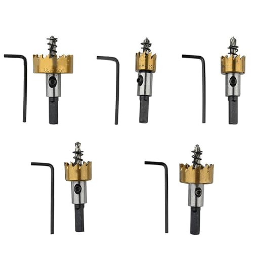 16-30 Mm Metalllochschneider Set Carbidspitze Kernbohrbits Für Holzstahlblech Reamerlöcher Expander 5pcs 16-30 Mm Metalllochschneider Set Carbidspitze Kernbohrbits Für Holzstahlblech Reamerlöcher Expander 5pcs von THINCAN