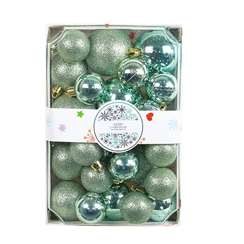 26 teile/schachtel Weihnachten Ball Weihnachten Baum Ornament Hause Weihnachten Hängen Anhänger Neue Jahr Party Dekorationen Geschenk Navidad von THINCAN