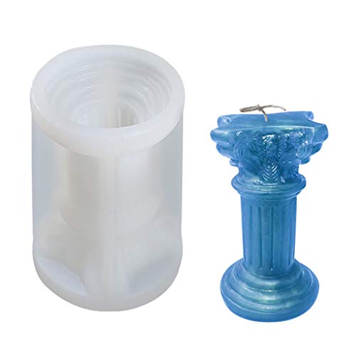3D Römische Säulenkerzenform Silikonkleber Tonseife Schokoladen Fondant 3D Römische Säulenkerzenform Silikonkleber Tonseife Schokoladen Fondant von THINCAN