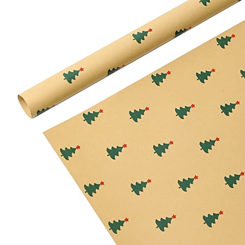 5 stücke Weihnachten Geschenkpapier Kraftpapier Schneeflocke Elch Muster für Weihnachtsgeschenk von THINCAN