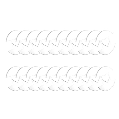 Acryl-Knöpfe für Hut, 20 mm, Acrylknöpfe zum Basteln, runde Knöpfe, Hutherstellung, Verbindungselemente, Werkzeug, 20/50 Stück von THINCAN