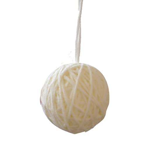 Niedlicher Weihnachtsstrickball aus Wollgarn, Weihnachtsbaum-Anhänger, Ornamente, Weihnachtselemente, Dekoration, Party-Geschenk von THINCAN