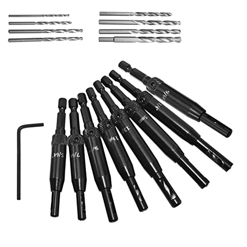 Scharnierbohrmaschine Bit Zentrierende Lochbohrbits Sechskant Shank Bohrer Für Scharniere Griffe Schubladen Holztürfenster Scharnierbohrmaschine Bit Zentrierende Lochbohrbits Sechskant Shank Bohrer Für Scharniere Griffe Schubladen Holztürfenster von THINCAN