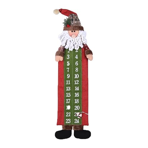 Schneemann Santa 3D für Puppe Applique Wand Kalender Ornamente Indoor Tür Wand Deco von THINCAN