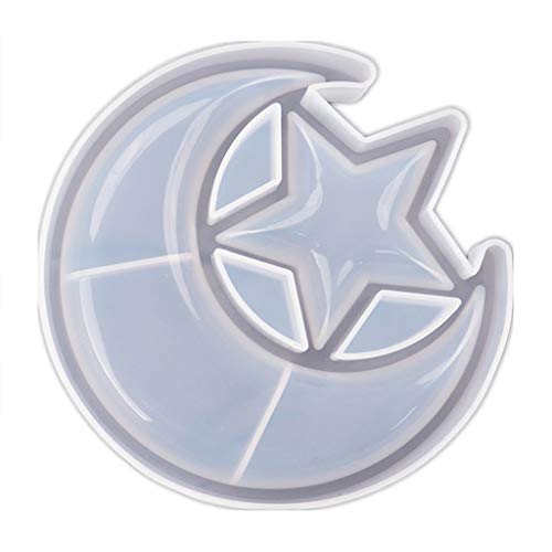 Silicon Moon Star Tablett Form Schmuck Schmuck Gussform Schimmel BRÜFSEISE SOAP SPOSS Home Office von THINCAN