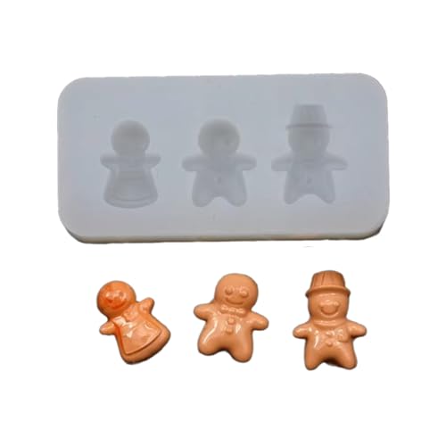 Silikonform Lebkuchen Mann Form Puppenhaus Essen Spielzeugform Epoxidharz Lebensmittelformen Miniaturformen Schmuckbedarf von THINCAN