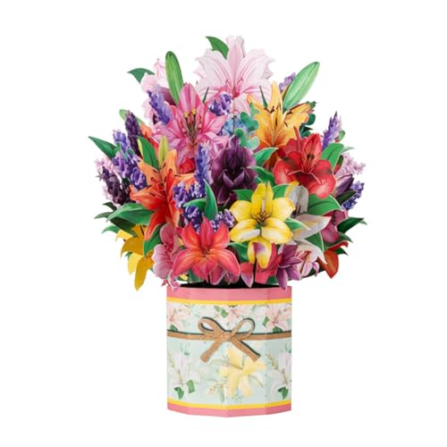 THINCAN 3D Flower Greetings Karten Einzigartige Festival Geschenk 3D Blessing Card Holiday Greetings Card Mit Umschlag Geschenkkarten THINCAN 3D Flower Greetings Karten Einzigartige Festival Geschenk 3D Blessing Card Holiday Greetings Card Mit Umschlag Geschenkkarten von THINCAN