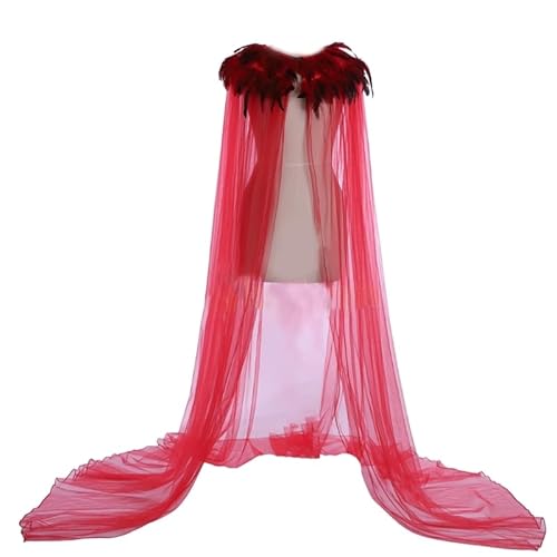 THINCAN Party Wizard Witch Mantle Outfit Dress up Gown Poncho Gift Women Men Halloween Cape Cosplays Cloak Costume Fancy Dress von THINCAN