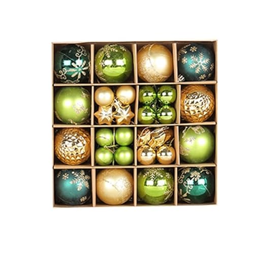 Weihnachten Ball 44 teile/schachtel Weihnachtsbaum Kugeln Box Paket Weihnachtsbaum von THINCAN