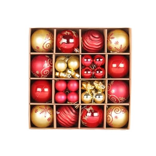 Weihnachten Ball 44 teile/schachtel Weihnachtsbaum Kugeln Box Paket Weihnachtsbaum von THINCAN