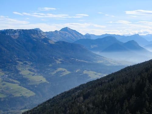 DIY Leinwand Ölgemälde Kit,Malen nach Zahlen,Berge,Hang,Landschaft,Natur-16 x 20 Zoll mit Rahmen von THISIT