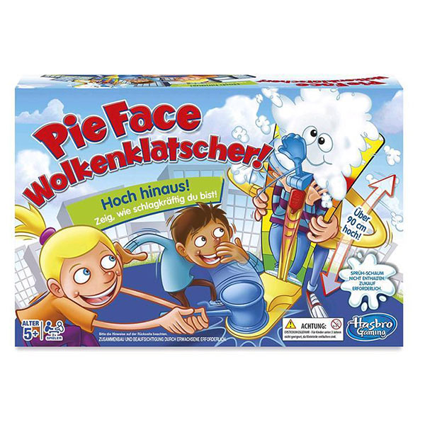 Pie Face Wolkenklatscher, Partyspiel von Hasbro von THOFRA Handels GmbH&Co.KG