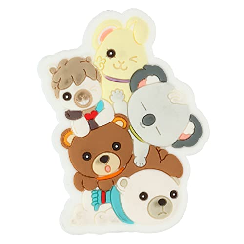 Thun Bleistiftspitzer Teddy Friends - PVC, PS, Edelstahl - 5 x 1,4 x 6,6 cm H von THUN TEDDY FRIENDS