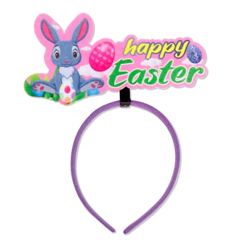 TIAOWU Schleife Huhn Stirnband Ostern Stirnband Hasen Ohren Haarbänder Ostern Tag Stirnband Haarschmuck Teil Dekorationen Hasen Ohren Stirnband von TIAOWU