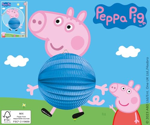 TIB Heyne 40439 - Laterne Peppa Pig - Schwein Schorsch, für Sankt Martin, Kinder Laternenumzug von TIB Heyne