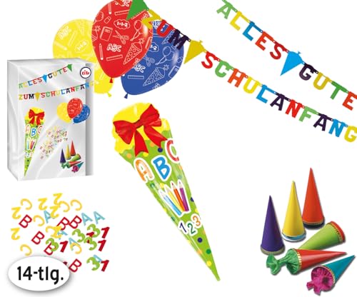 TIB Heyne 15946 Partyset Einschulung, Mehrfarbig, Standard von TIB Heyne