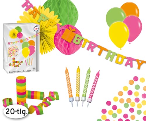 TIB Heyne 15955 Partyset Happy Birthday, Mehrfarbig, Standard von TIB Heyne