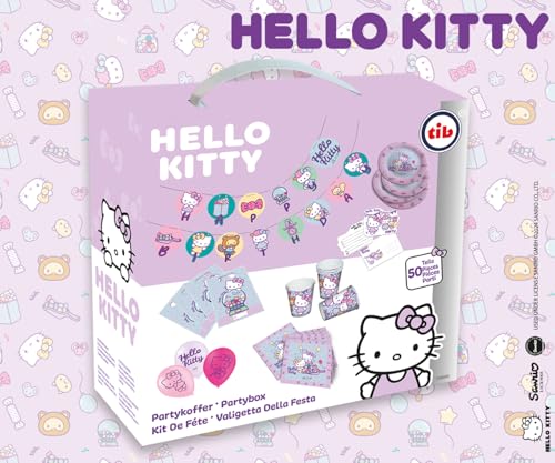 TIB Heyne 19990 Partyset Hello Kitty, Mehrfarbig, Standard von TIB Heyne