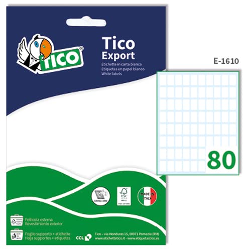 TICO 418246 Export Selbstklebende-16 x 10 mm, 10 Stück von TICO