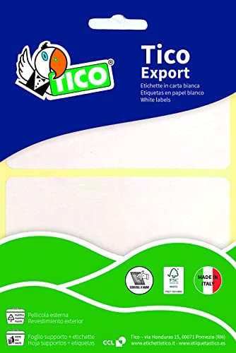 TICO 418351 Export Selbstklebende-44 x 28 mm, 10 Stück von TICO