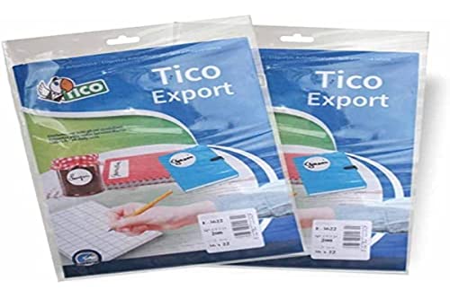 Tico Spanien E-11870 Etiketten, A5, selbstklebend, 118 x 70 mm, 10 Blatt von TICO