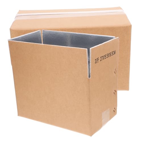 2Er-Box Kühlbox transportieren frischhaltebeutel gefrierbox Isolierter Versandkarton Tiefkühlversandbox Isolierte Versandbox Isolierboxen Isolierte Boxen für den Kaltversand Papier TIDTALEO von TIDTALEO