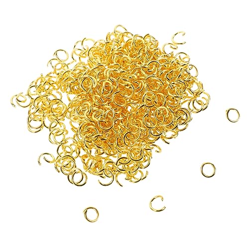 TIDTALEO 500 Stück Halskette Reparatur Biegering Goldene Halskette Armbandperlen Biegeringe Zur Schmuckherstellung Zange Set Zur Herstellung Von Armbändern Schlüsselband Rostfreier Stahl von TIDTALEO