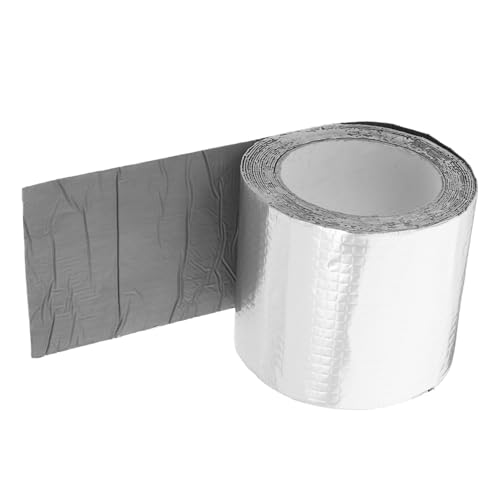 TIDTALEO Klebeband Kanaldichtungsmasse Aluminiumfolienband Wasserdichtes Klebeband Strapazierfähiges Klebeband Klempnerband Wohnmobil Dachflicken Abdeckband Dachreparatur von TIDTALEO