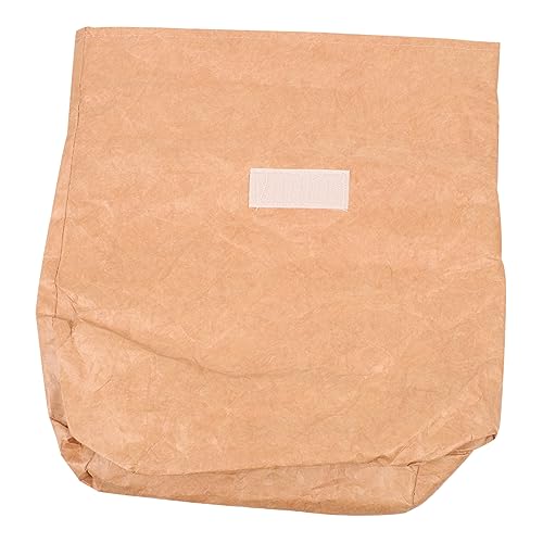 TIDTALEO Umweltfreundliche Papiertüte Faltbare Kraftpapier Lunchtasche Mit Aluminiumfolie Für Mittagspause Für Lebensmitteltransport Und Picknick von TIDTALEO