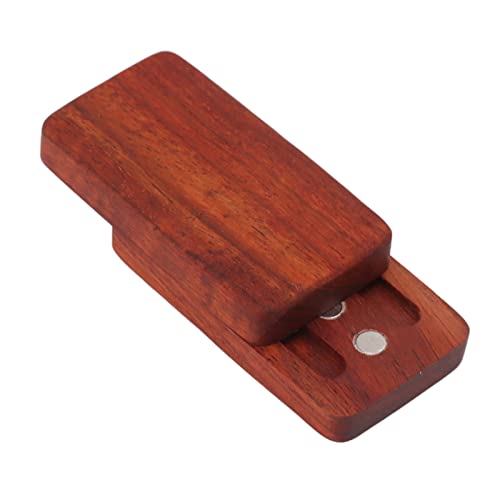 Fidget Slider, Rotes Holz Push Fidget Slider Fingertip Fidget Slider Spielzeug Hand Fidget Slider für Büro und Zuhause (Begrenztes Vorwärts-Rückwärtsschieben) von TIKATARER