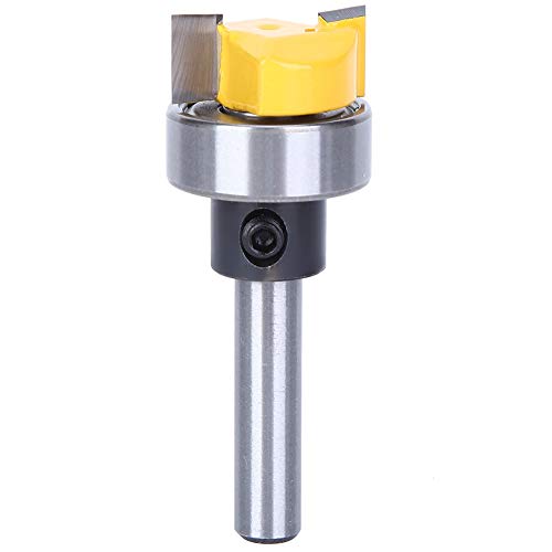 Fräser, 6x3/4x8 Bündigfräser, Fräsführungen für die Holzbearbeitung, Lager, Gerader Fräser, Holzbearbeitungsfräser, Hartmetall-Schneidwerkzeug Fräser, 6x3/4x8 Bündigfräser, Fräsführungen für die Holzbearbeitung, Lager, Gerader Fräser, Holzbearbeitungsfräser, Hartmetall-Schneidwerkzeug von TIKATARER