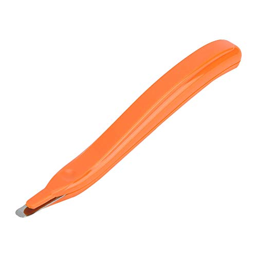 Heftklammerentferner, Heftklammerentferner-Stick, Arbeitssparendes Heftklammerentferner-Werkzeug aus Kunststoff mit Magnetkopf Zum Entfernen von Heftklammern (ORANGE) von TIKATARER